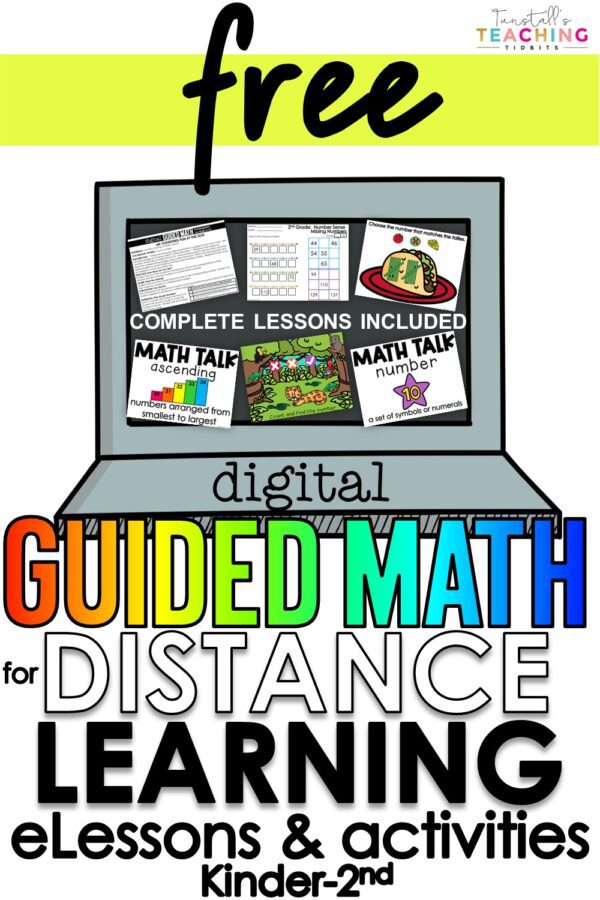 Digital Guided Math Distance Learning