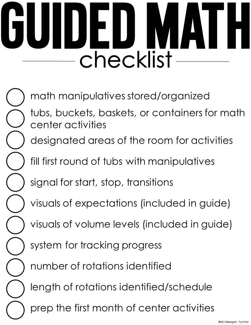 how to launch guided math