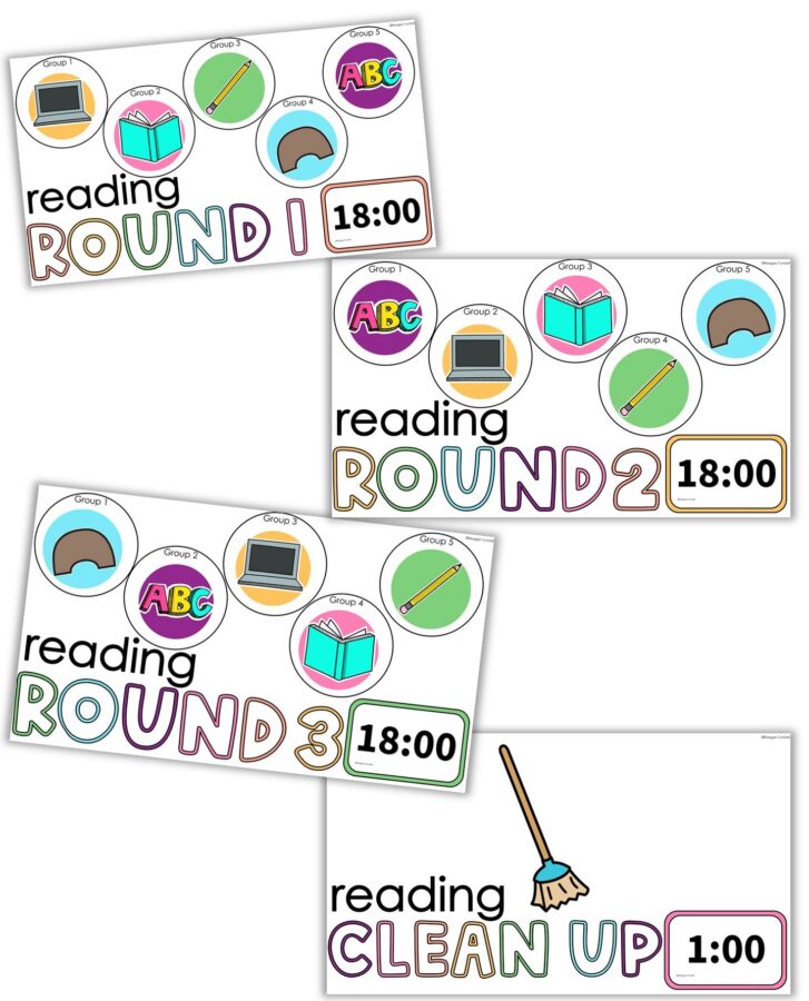 guided reading timers