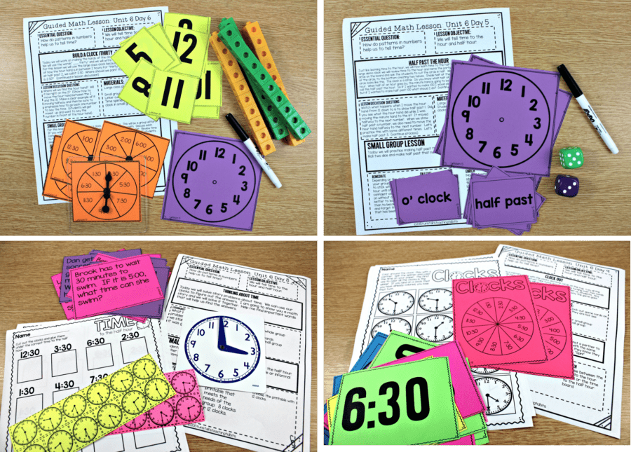 teaching time guided math
