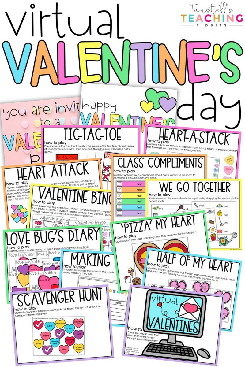 Freebies archives Virtual Valentine's Day - Tunstall's Teaching Tidbits