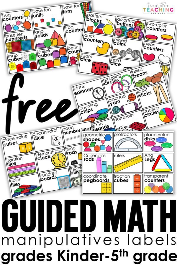 Guided Math Manipulatives