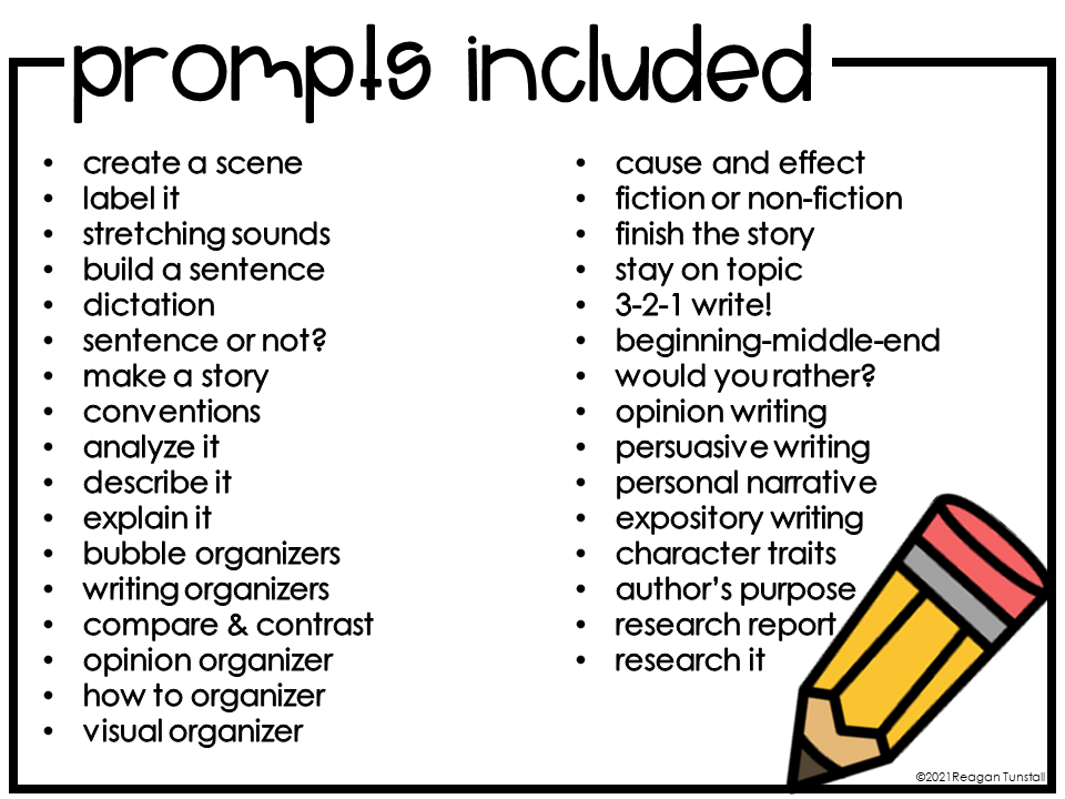 digital writing warm-ups prompts