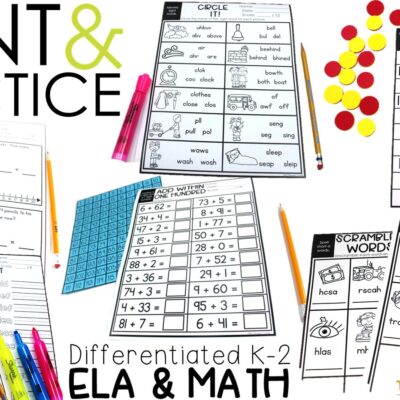 Print and Practice Math and Literacy