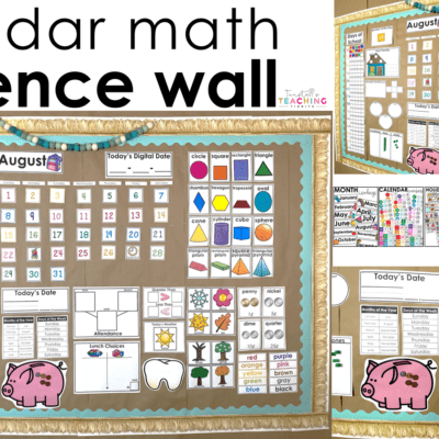 Calendar Math Reference Wall
