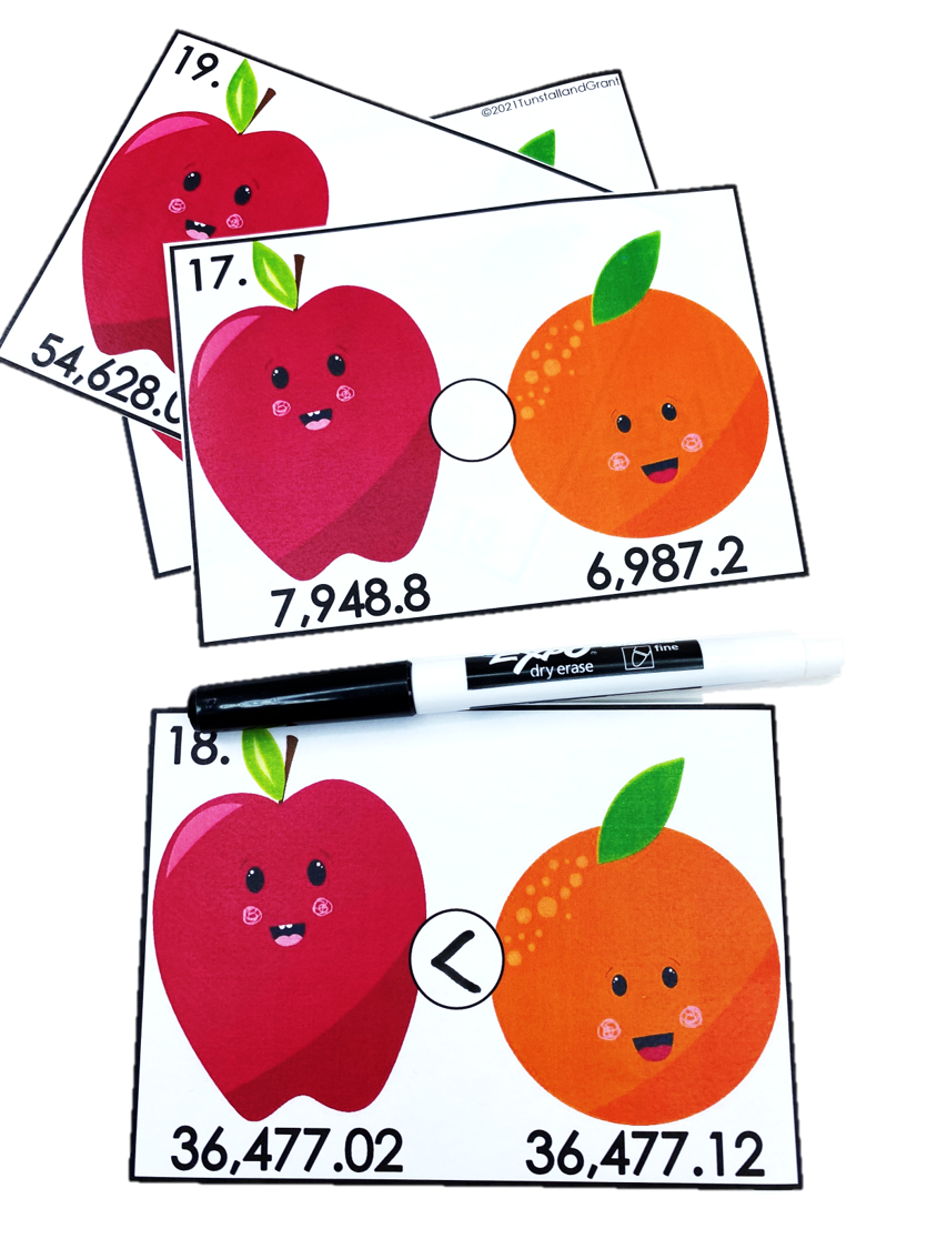Upper Grades Math Workstations