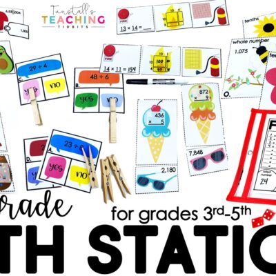 Math Stations for Upper Grades