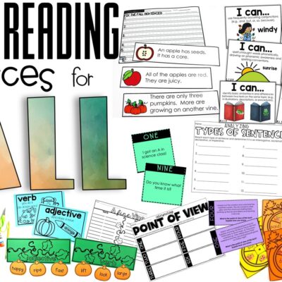 Guided Reading Resources for Fall