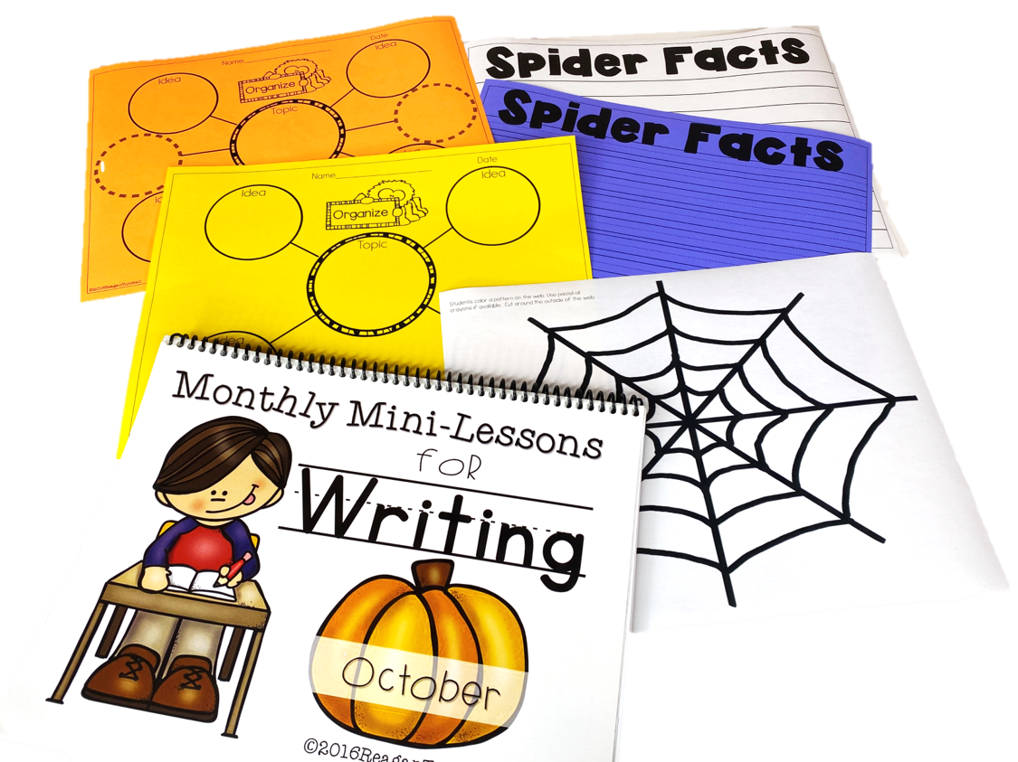 Writing Lessons for the Year October