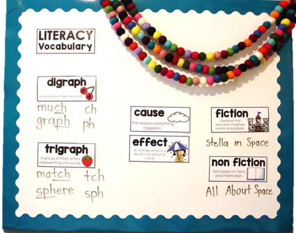 november resources literacy vocabulary cards