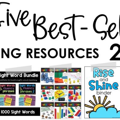 Top Five Best-Selling Teaching Resources 2021