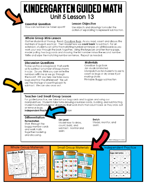 Kindergarten Guided Math Lesson