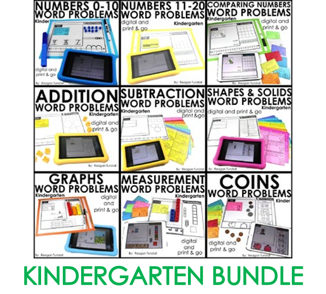 Word Problems Kindergarten