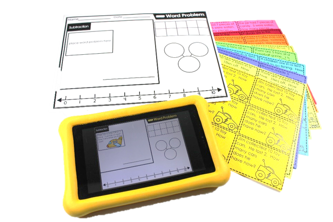word problem strategies and work mats