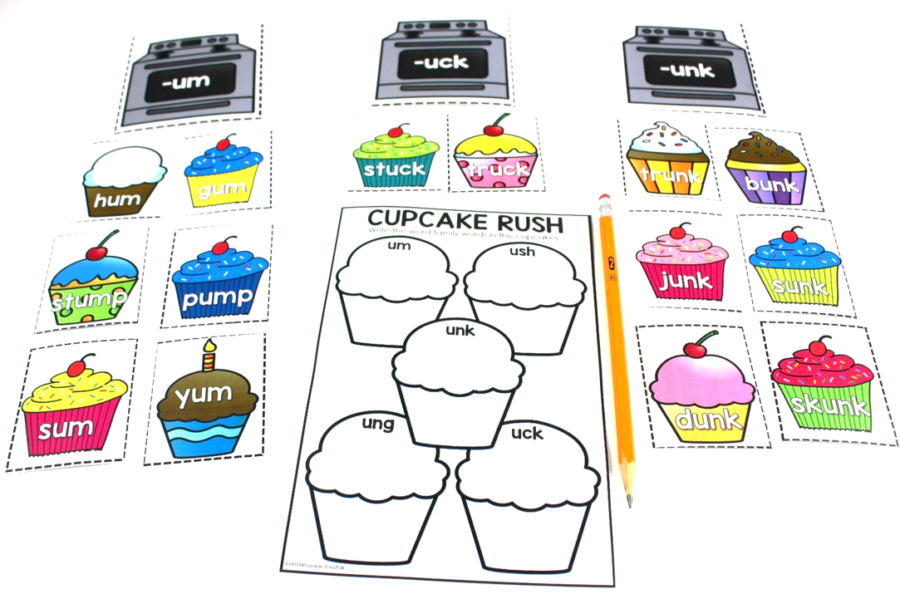 Write and wipe phonics stations