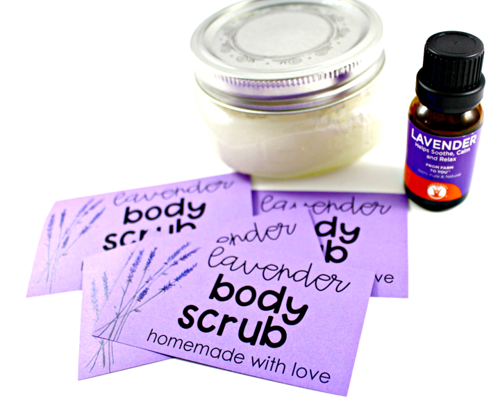 lavender body scrub recipe free