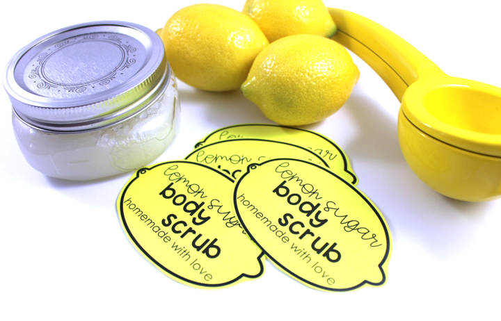 Lemon body scrub recipe free