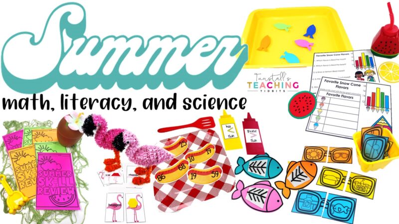 Summer Math literacy and science for the final weeks of school 