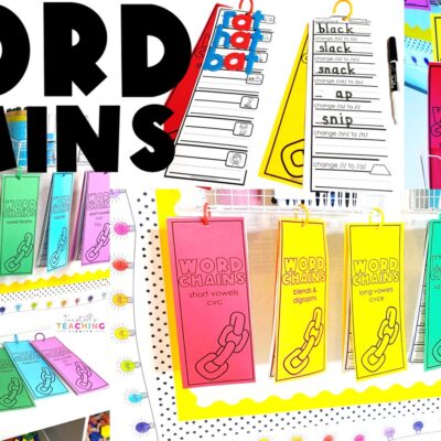 Word Chains for Reading Skills