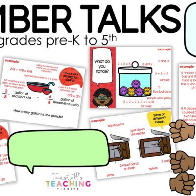 Number Talks for Math Warm-Ups pre-K-5